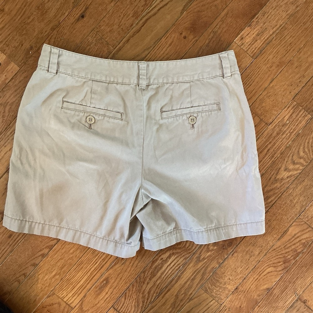 Ann Taylor Loft Khaki Casual Chino Shorts Size 6 - Picture 5 of 5